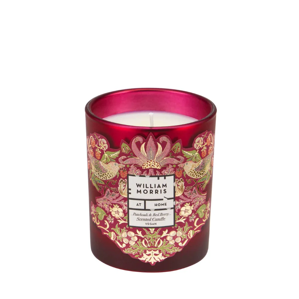 WM Patchouli & Red Berry Scented Candle - Friendly Welcome